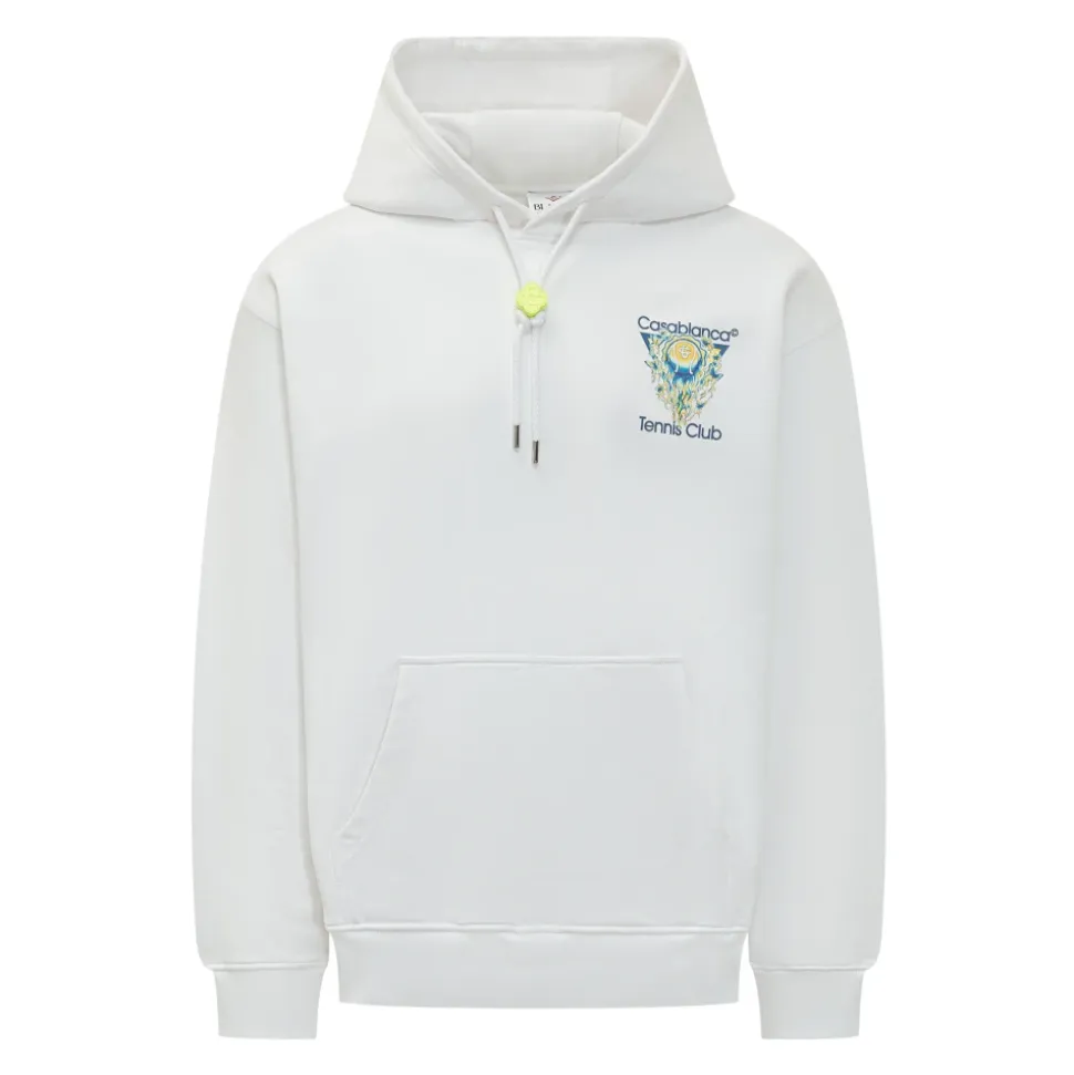 Felpa con cappuccio e logo Diamond