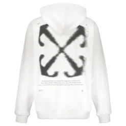 Felpa con cappuccio in bianco confortevole e versatile.