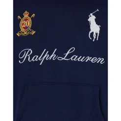 Felpa con cappuccio regular fit con maxi ricamo cavallo