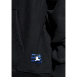 Felpa con logo applicato