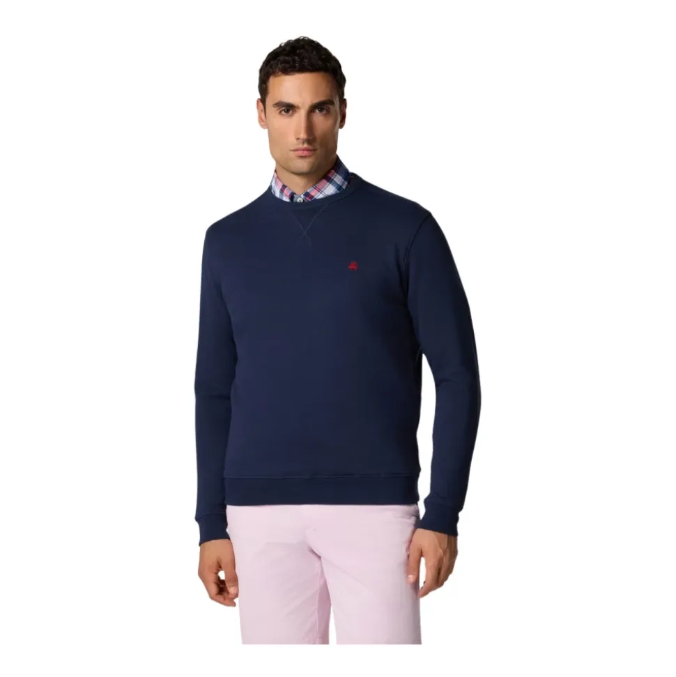Felpa Girocollo con Ricamo Golden Fleece