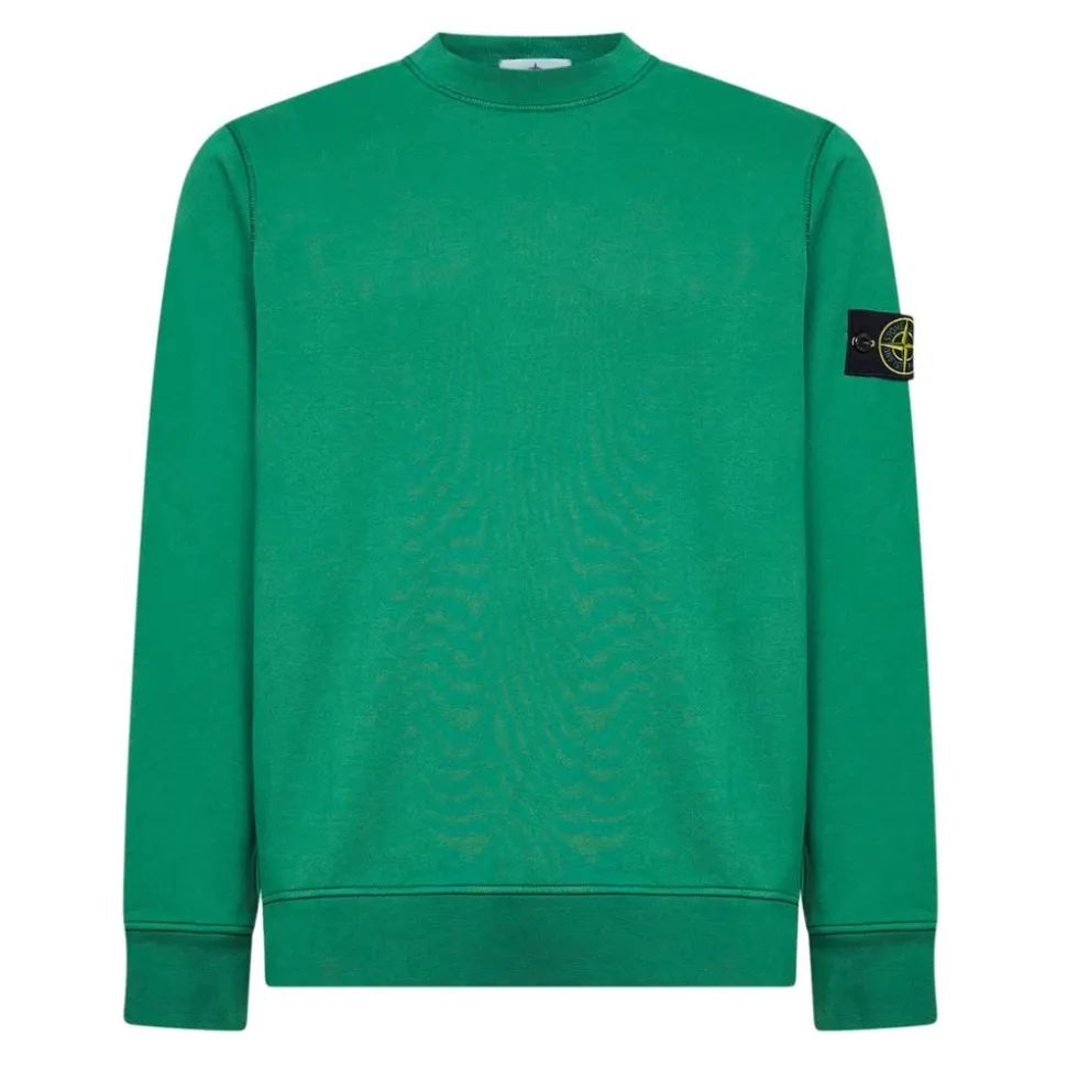 Felpa Girocollo in Cotone Fleece