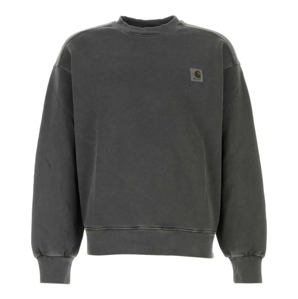 Felpa in Cotone Grigio Nelson