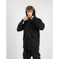 Felpa oversize con cappuccio