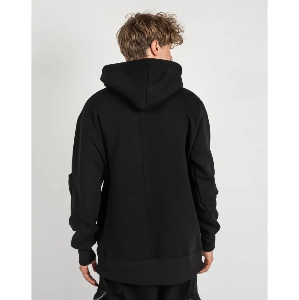 Felpa oversize con cappuccio