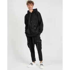 Felpa oversize con cappuccio