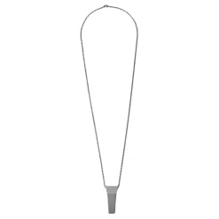 Finitura Spazzolata Trunk Charm Collana Pendente