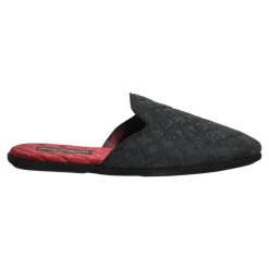 Floral Brocade Slides