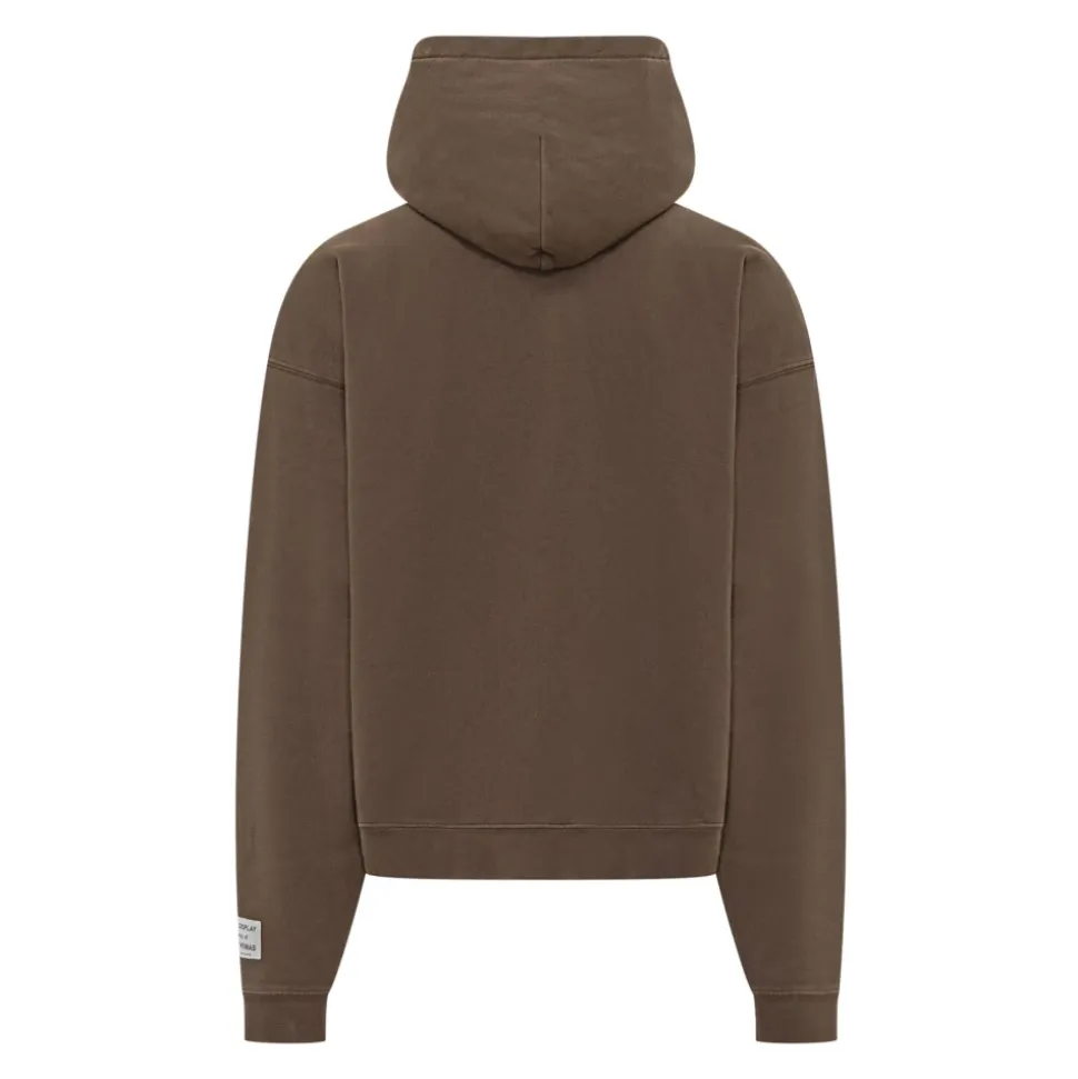 French Logo Painted Hoodie