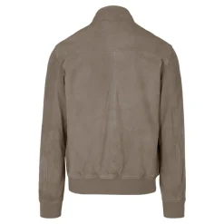 Friz Giubbotto Bomber in Pelle Scamosciata