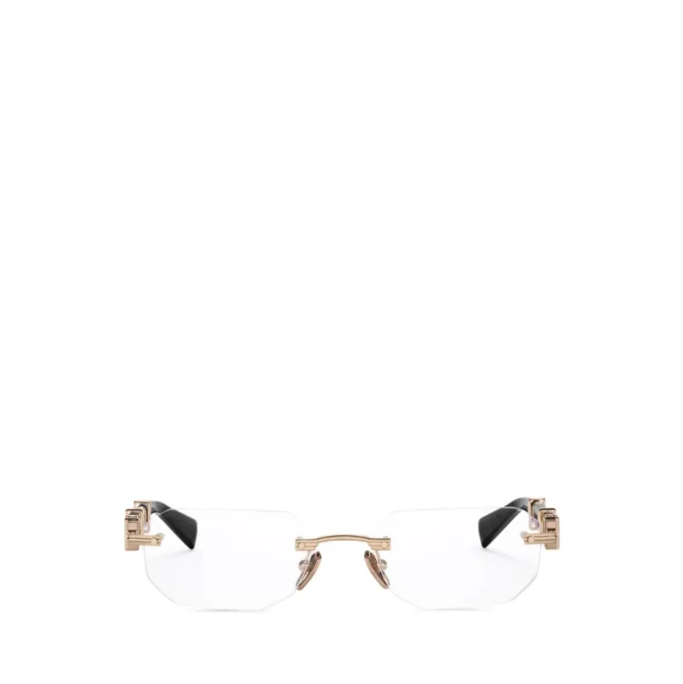 Geometric Rimless Glasses