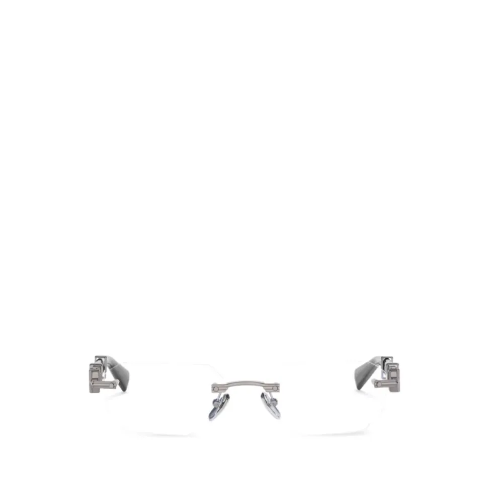 Geometric-frame Rimless Glasses