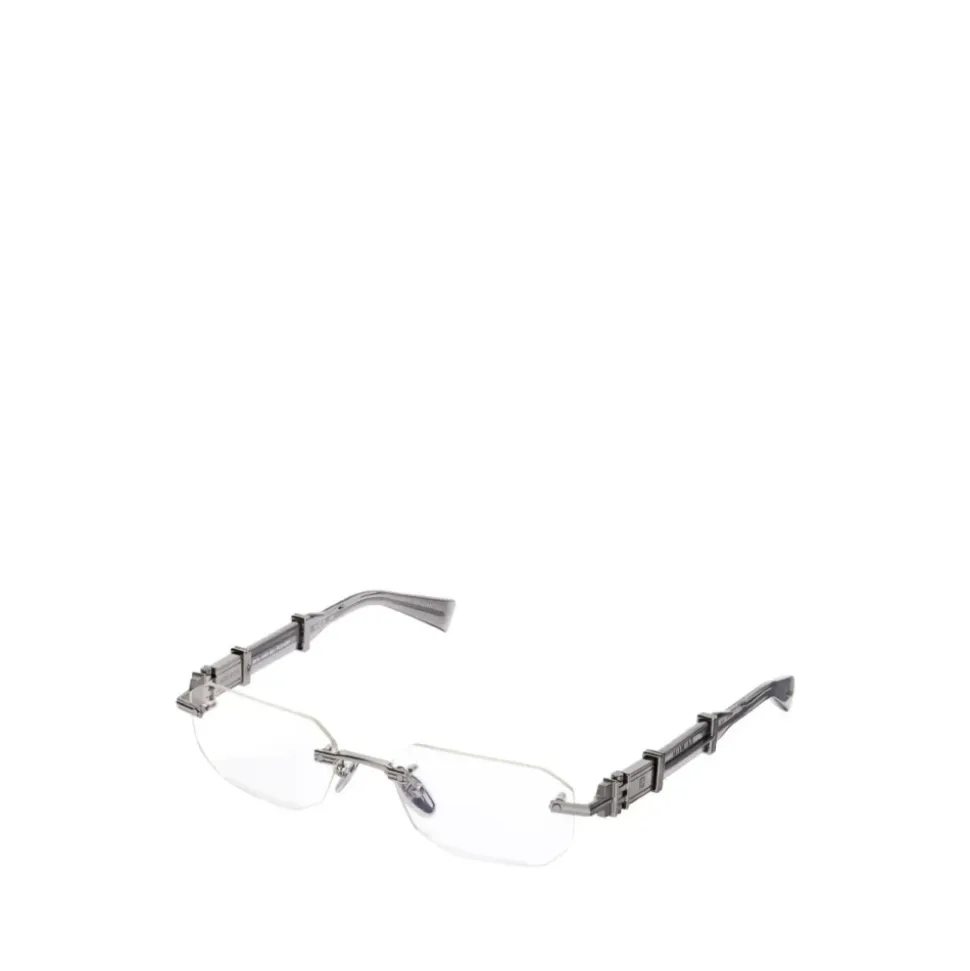 Geometric-frame Rimless Glasses