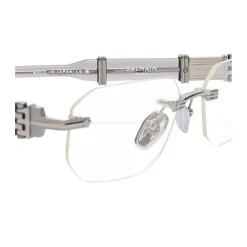 Geometric-frame Rimless Glasses