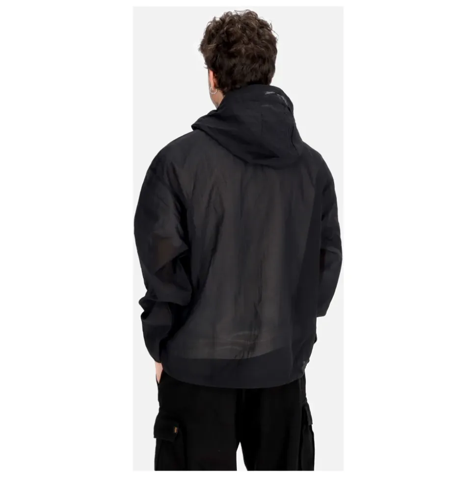 Giacca con Cappuccio in Mesh Tech Pack