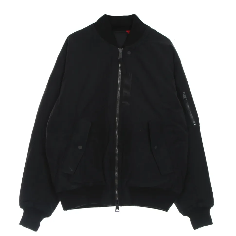 Giacca Imbottita Reversibile MA-1 Nero/Rosso