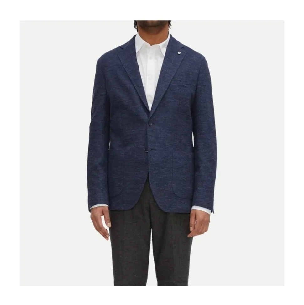 Giacca Americana Regular Fit Blu