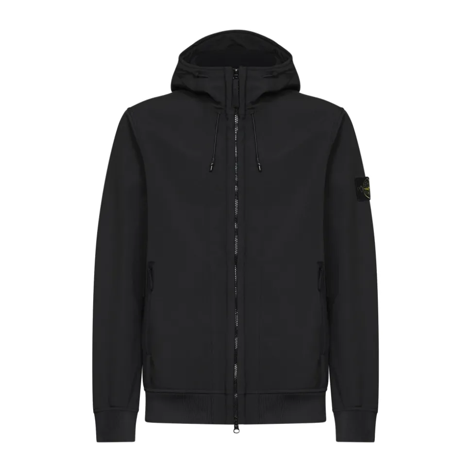 Giacca con cappuccio Light Soft Shell-R
