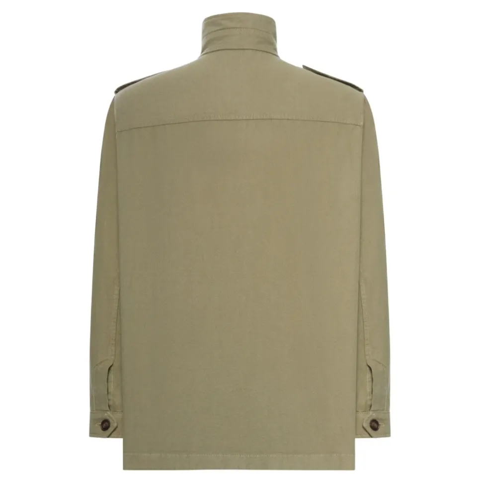 Giacca con tasche applicate