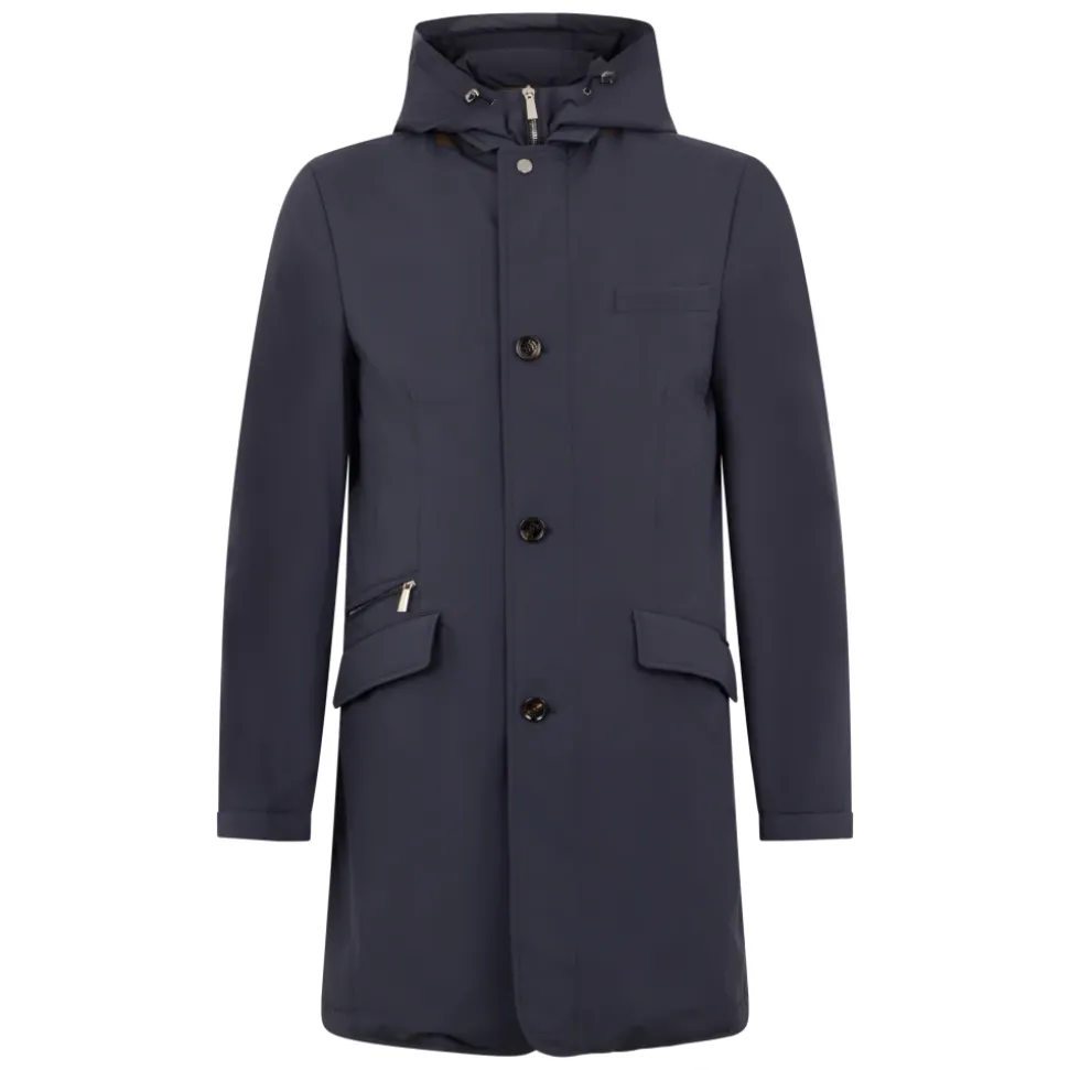 Giacca elegante con cappuccio, perfetta per ogni occasione