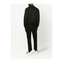 Giacca in nylon con etichetta del marchio