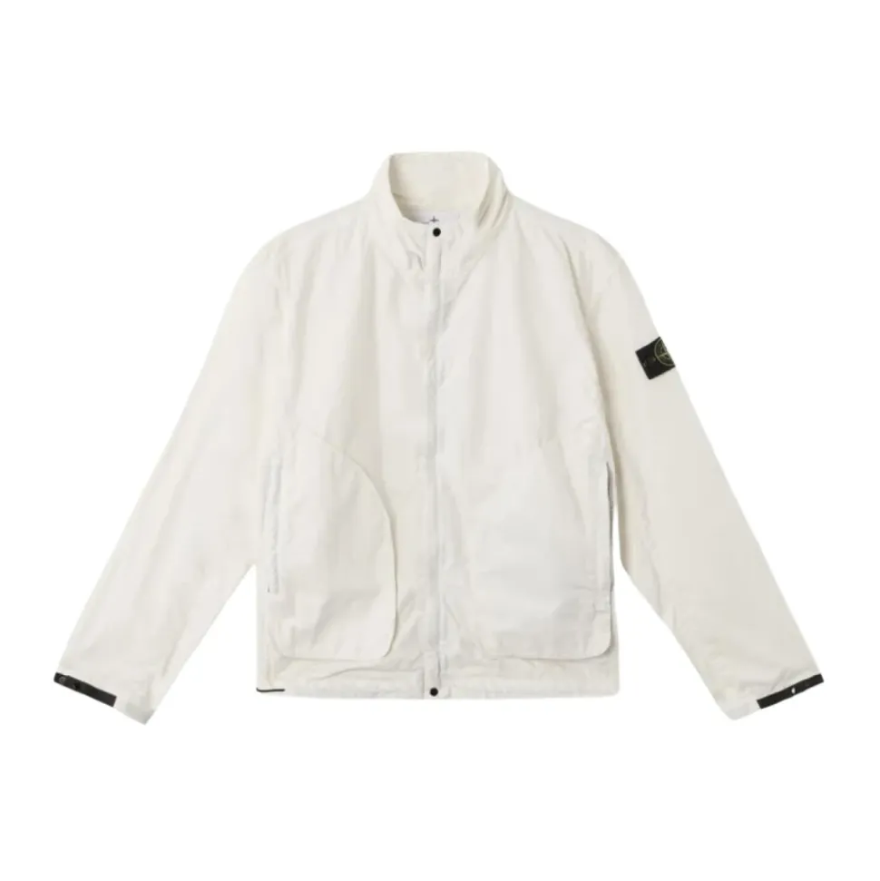 Giacca Nylon Panama-TC Avorio