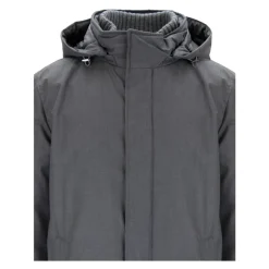 Giacca piumino uomo con zip