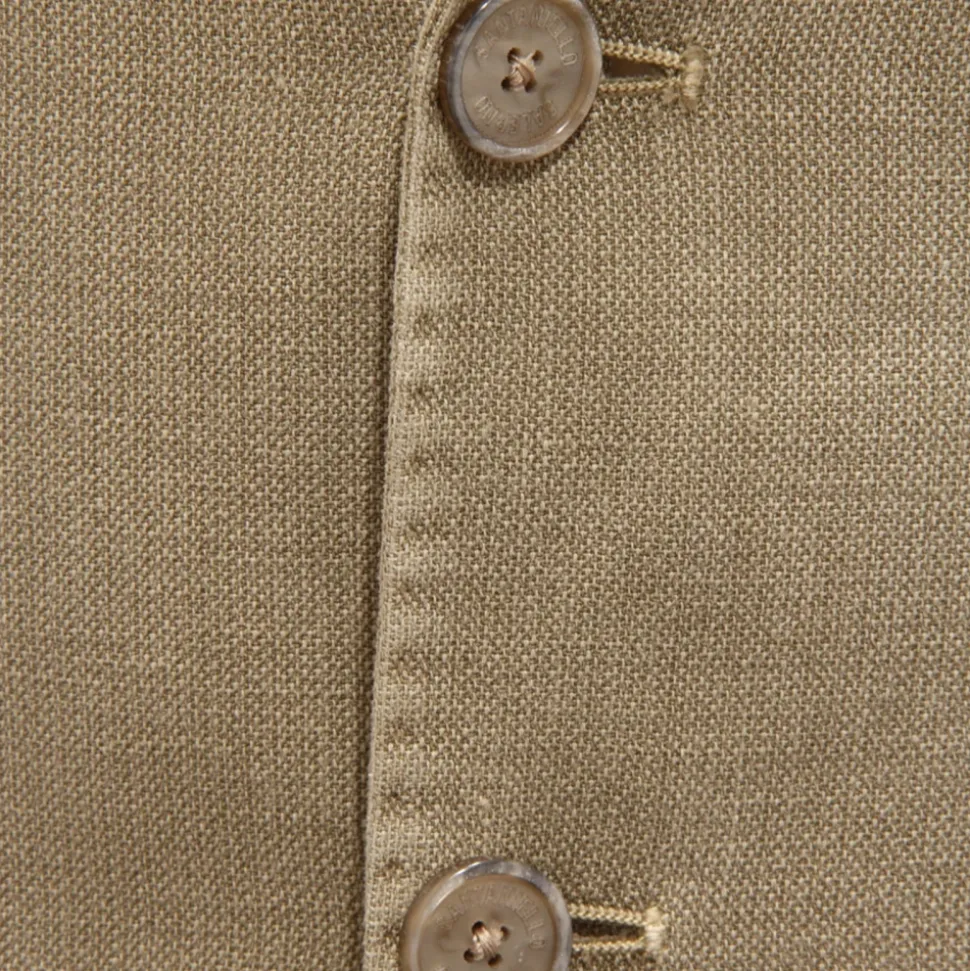 Giacca Verde in Cotone/Lino/Ramie