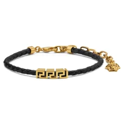 Greca Leather Bracelet