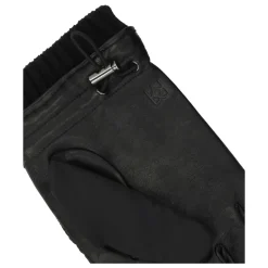 Guanti da uomo realizzati in materiali combinati con funzione touch screen