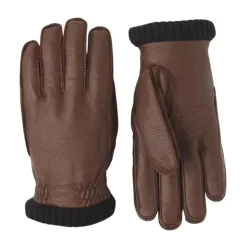 Guanto Deerskin Primaloft Rib, Marrone