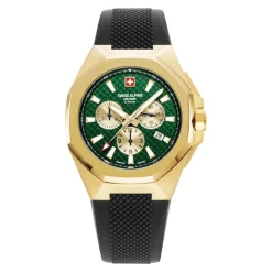 Herren Orologio Svizzero 42 mm Cinturino in Silicone Blu 7005.9815