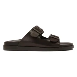 Infradito in pelle marrone