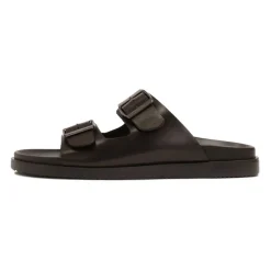 Infradito in pelle marrone