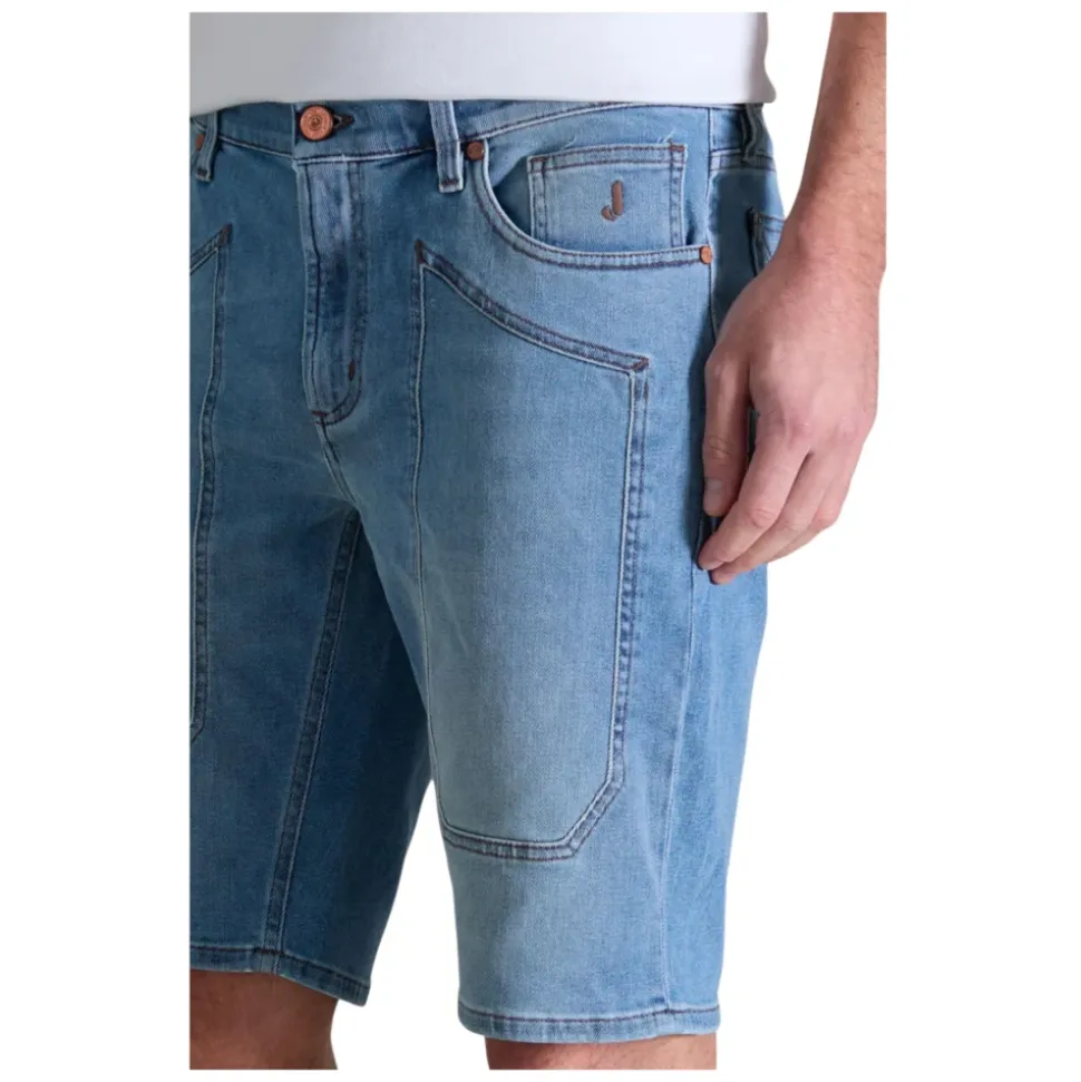 Jayden 5 Pocket Slim Patch Bermuda Shorts