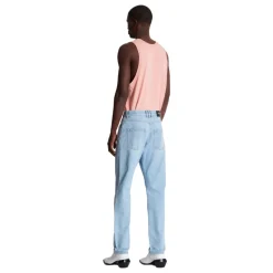 Jeans in denim regular fit blu chiaro