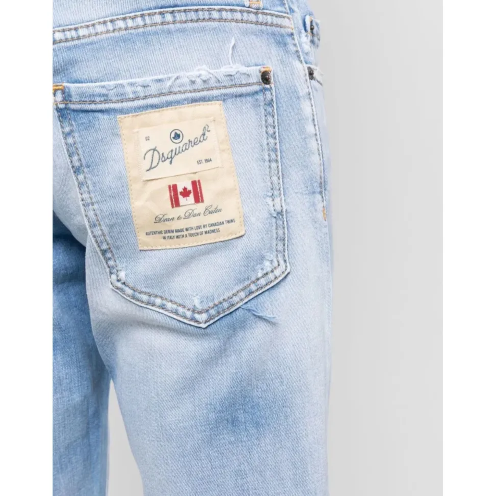 Jeans Slim Fit Cotone Elastan Italia