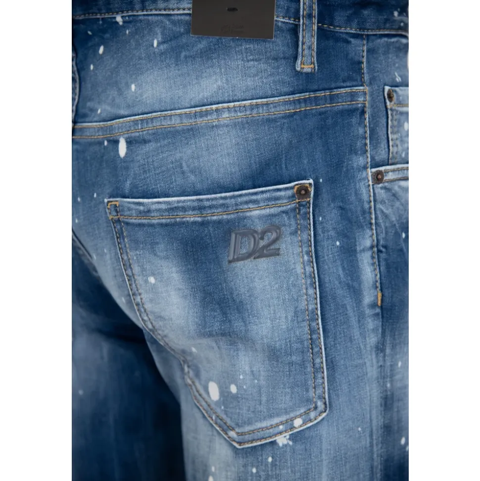 Jeans Uomo Bottone