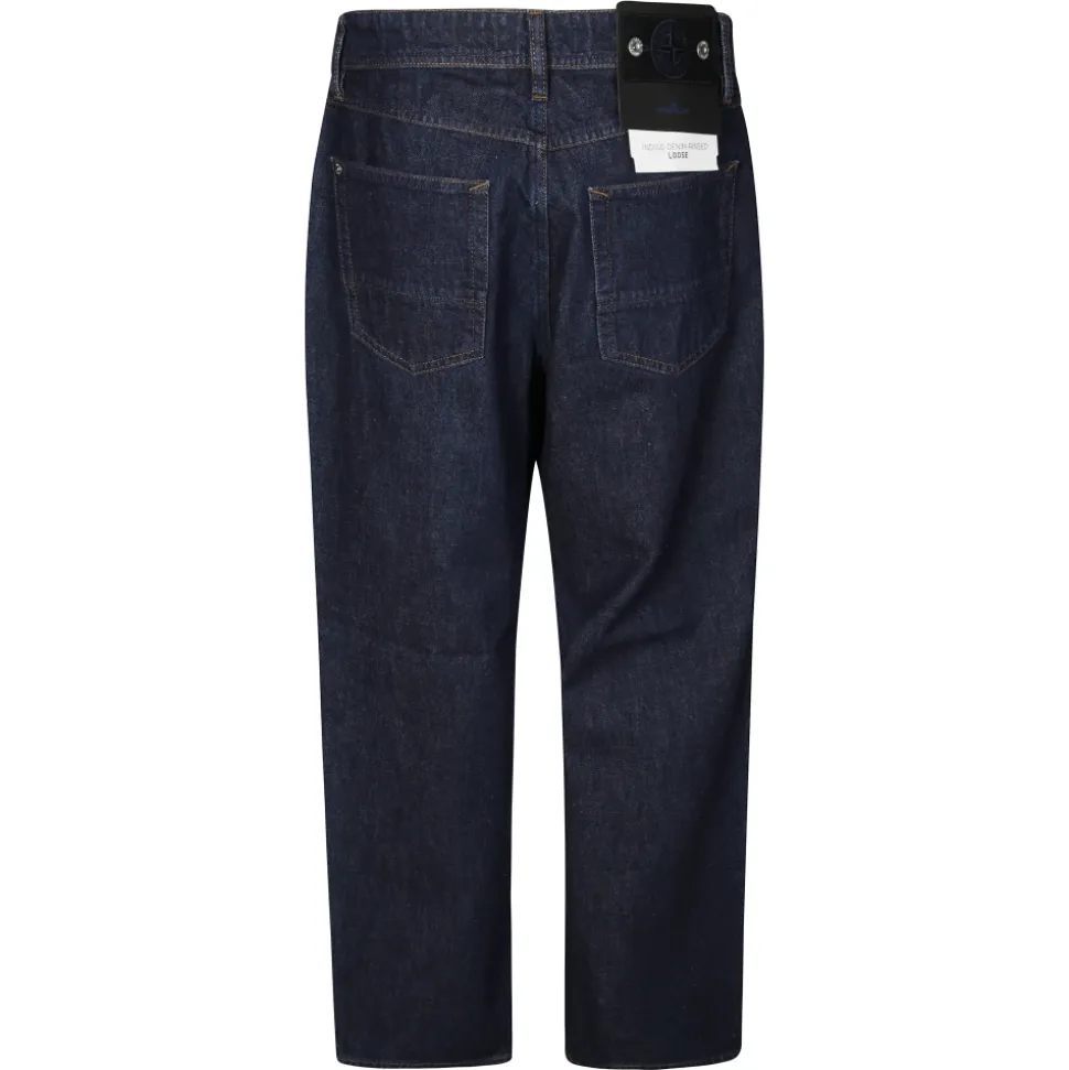 J100006 Jeans ampi a cinque tasche
