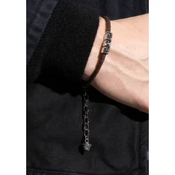 Leather Bracelet With Logo
