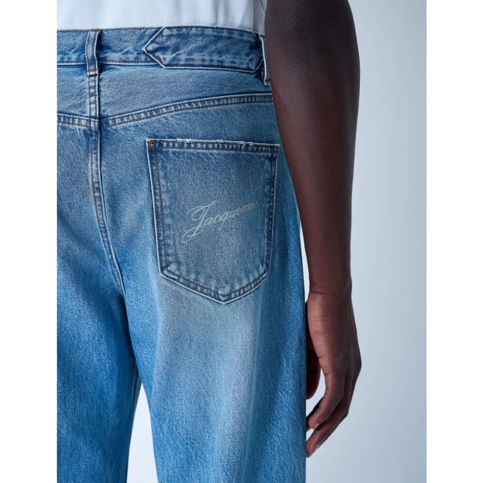 Le De-Nîmes Droit Jeans