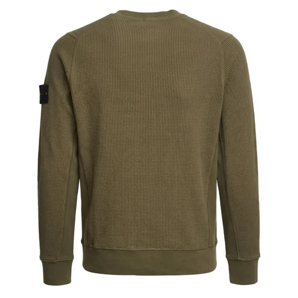Logo Fleece Waffle Sweatshirt