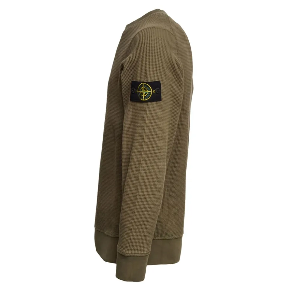 Logo Fleece Waffle Sweatshirt