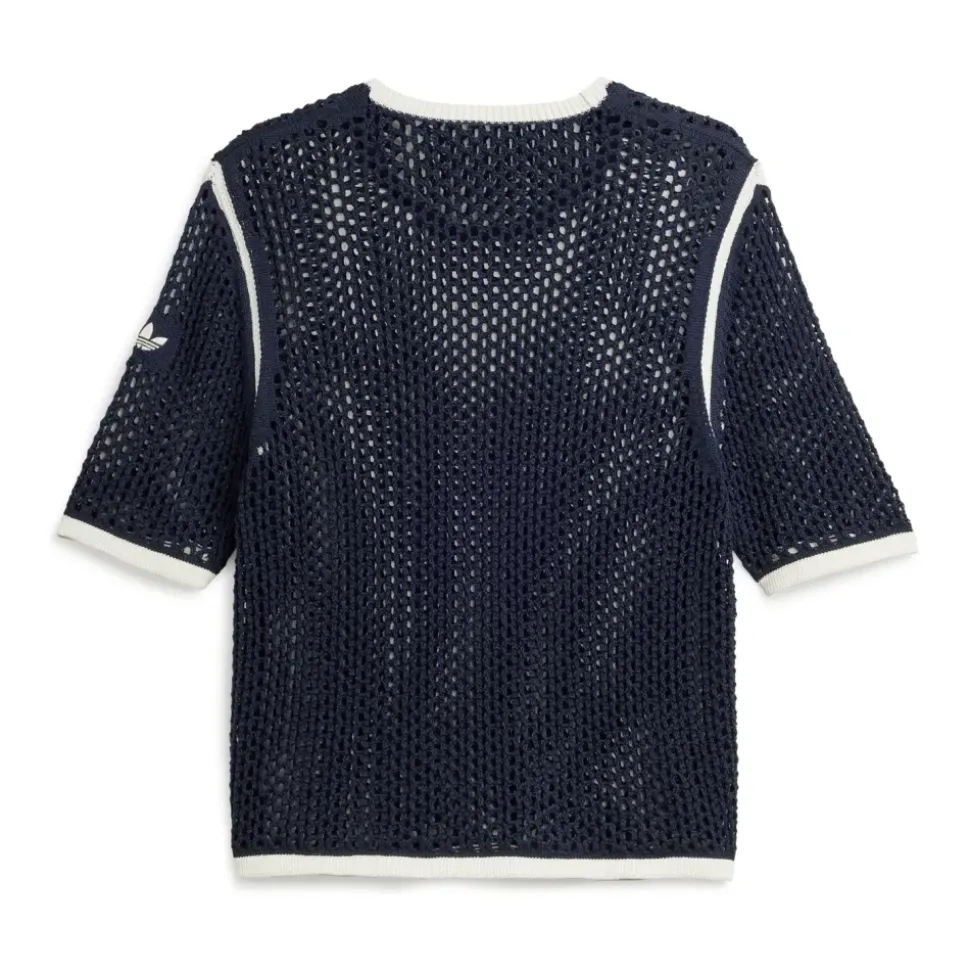 Maglia a maglia con design a rete