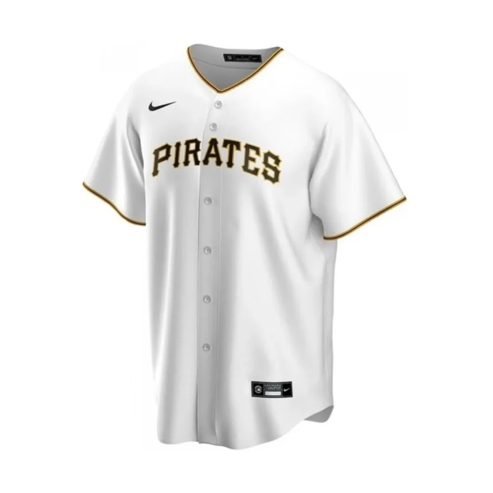 Maglia Baseball Bianca Pirates