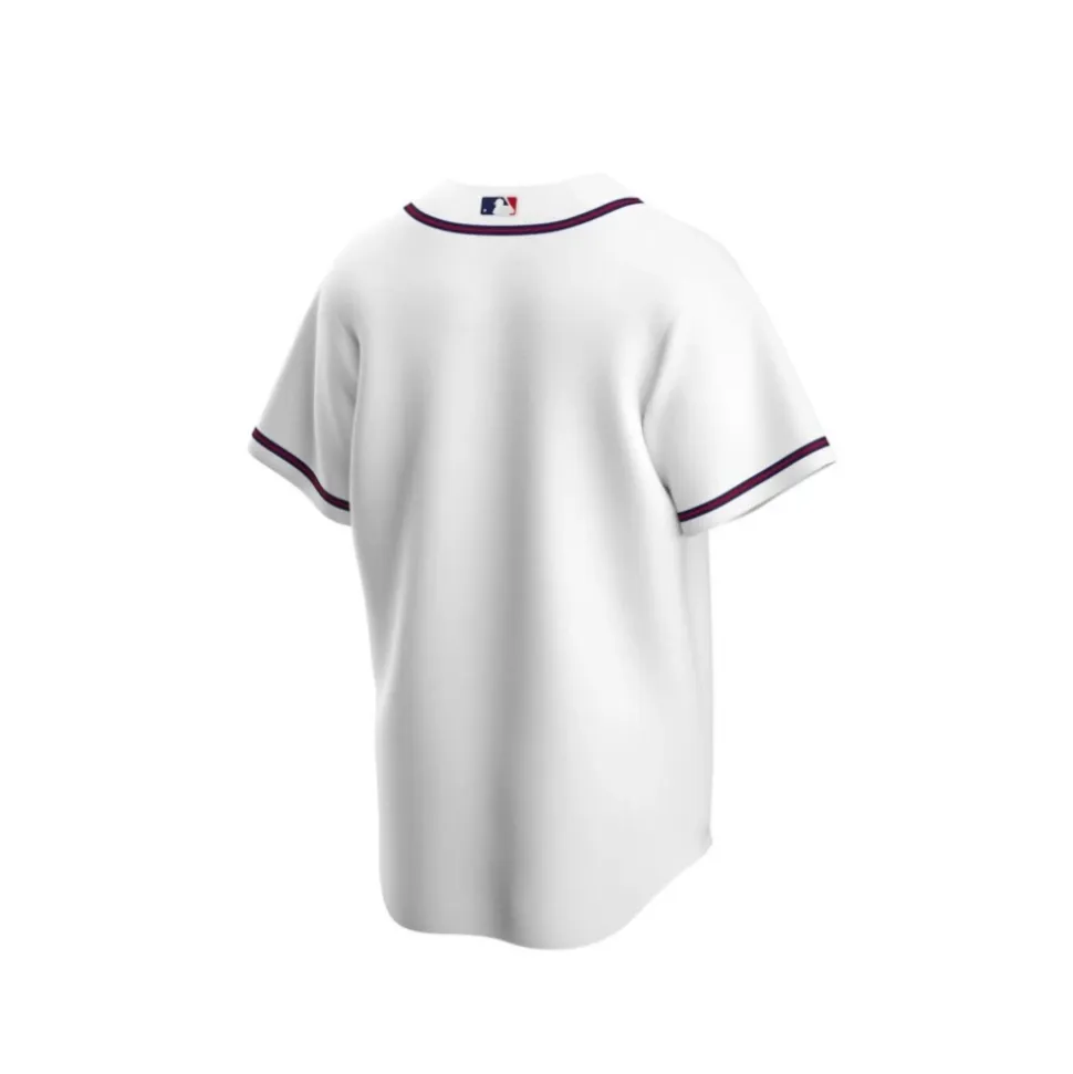 Maglia da baseball bianca Atlanta Braves