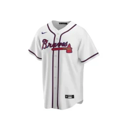 Maglia da baseball bianca Atlanta Braves