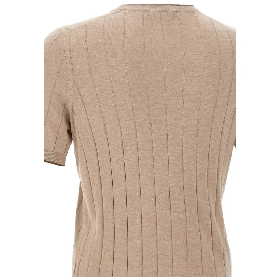 Maglia a Girocollo Maxi a Coste