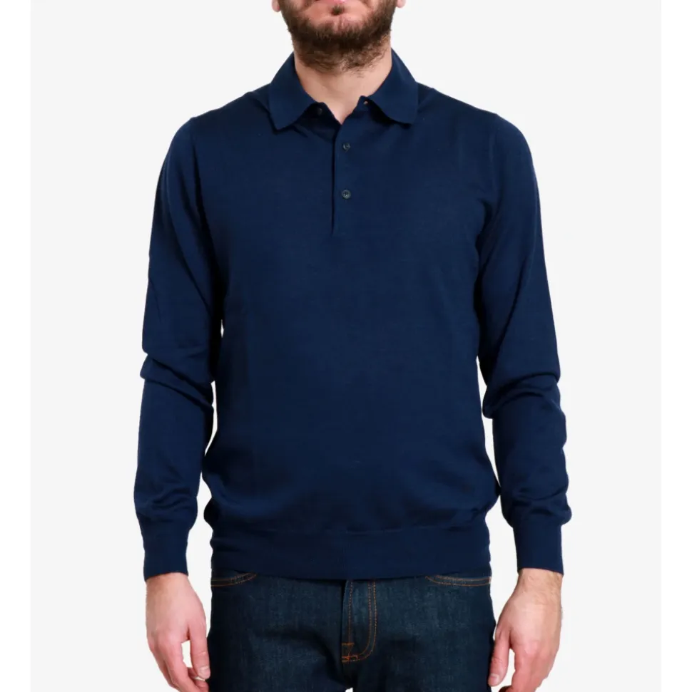 Maglia Polo a Tre Bottoni