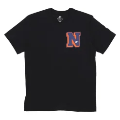 Maglietta Nera con Girocollo Casual